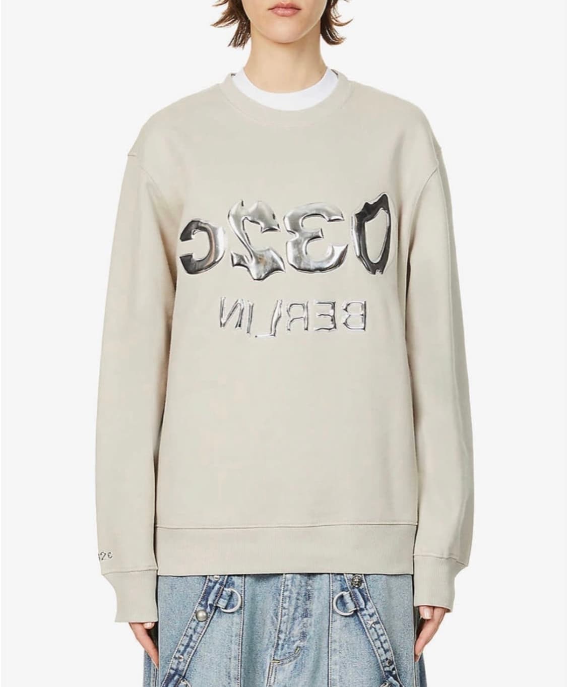 032c 글리치 맨투맨 m 상품이미지1