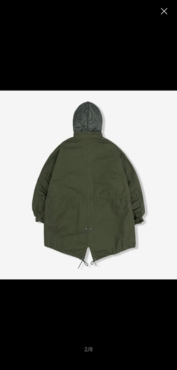 아웃스탠딩 피쉬테일 파카 올리브 상품이미지3