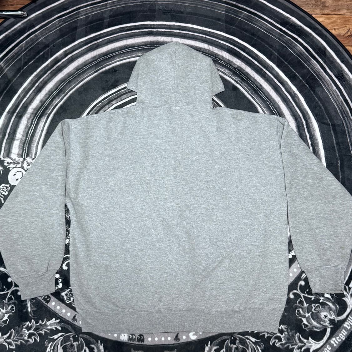 (XL) 00s 빈티지 러셀 애슬레틱 그레이 후드집업 상품이미지10