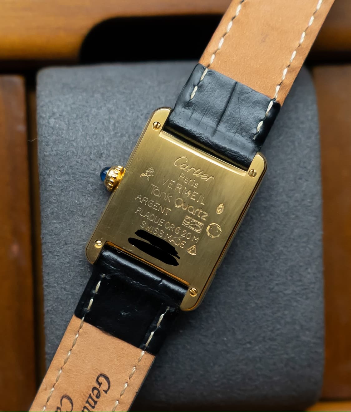까르띠에 머스트 탱크 sm 쿼츠 시계 상품이미지2