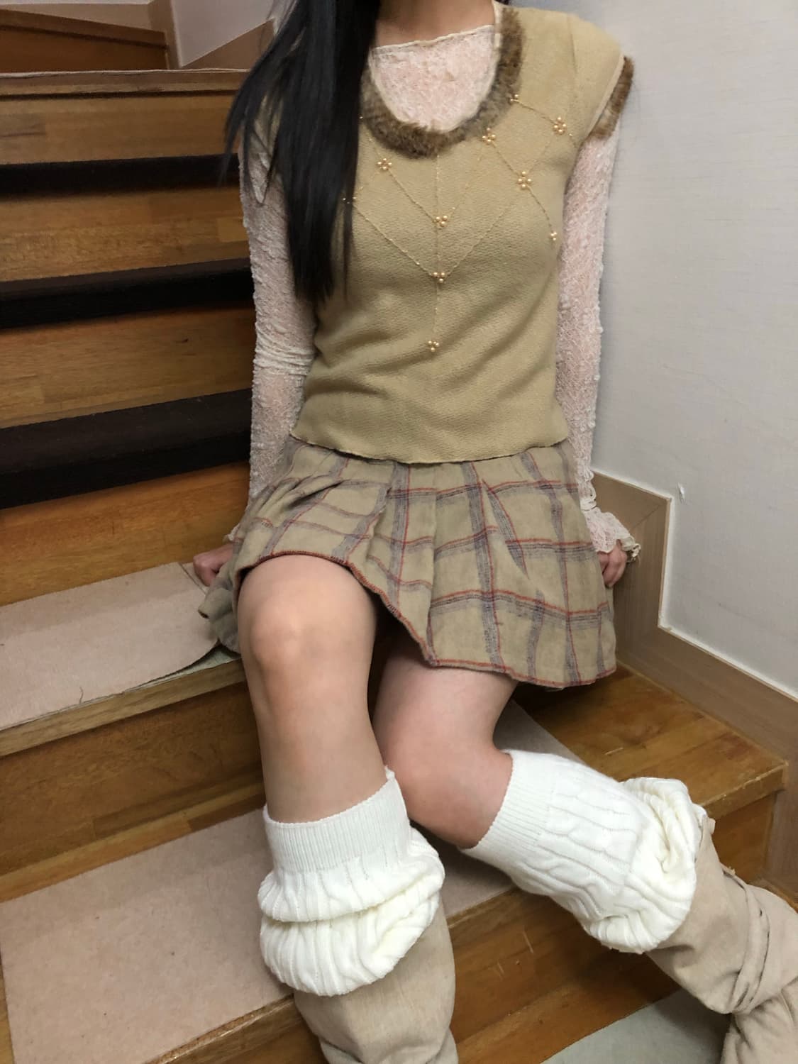 빈티지 베이지 코디셋(개별구매가능) 상품이미지5