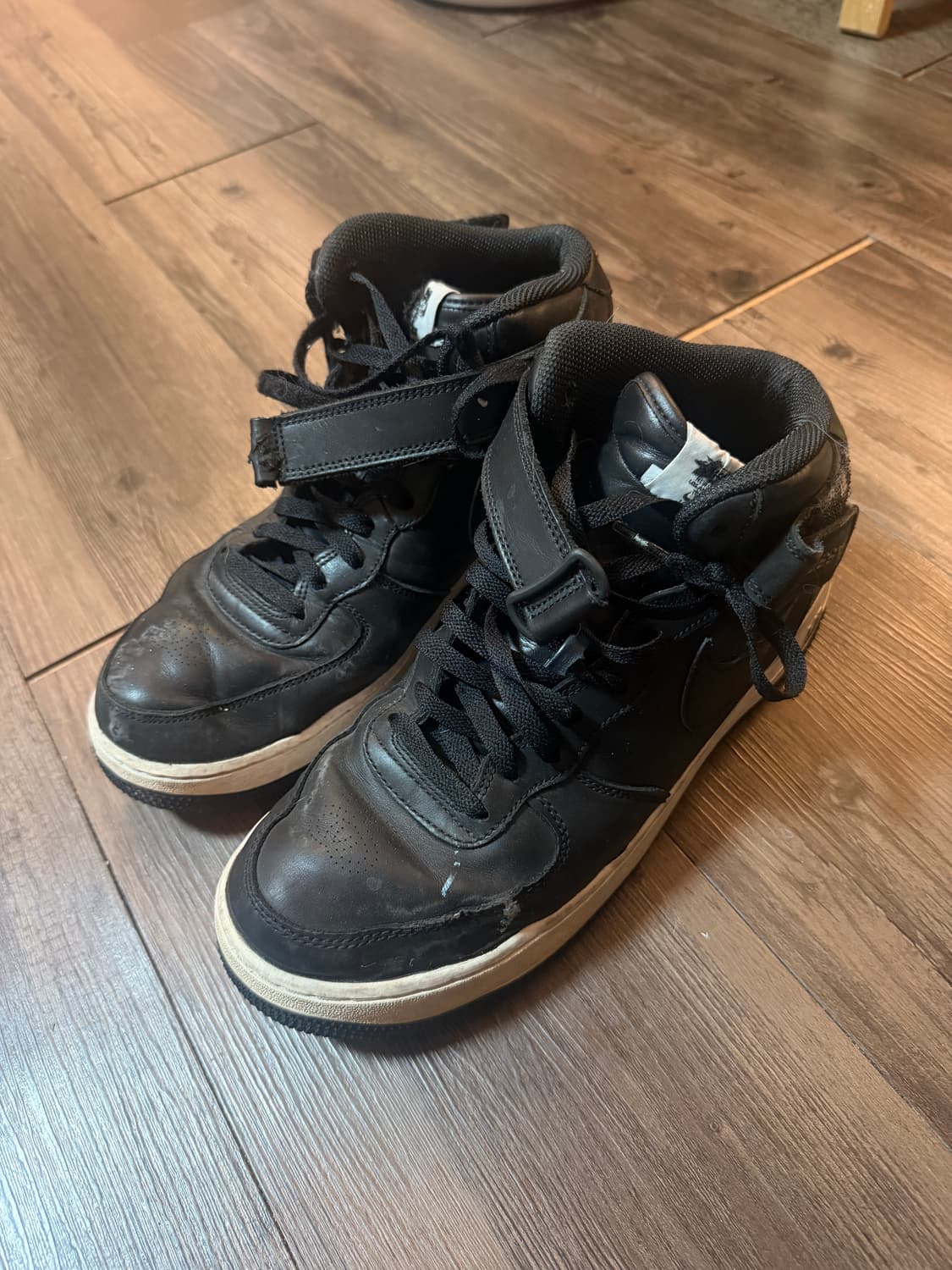 나이키 에어포스1 하이 스투시 블랙 상품이미지1