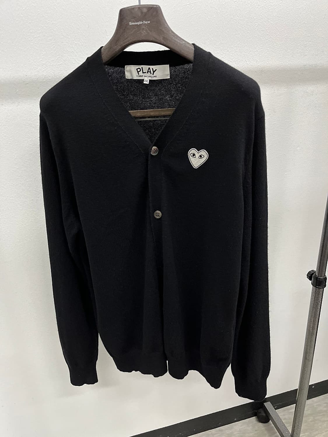 110) 꼼데가르송 화이트와펜 가디건  상품이미지2