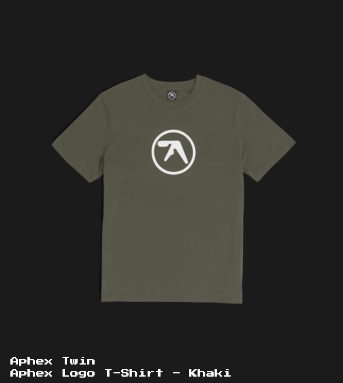 aphex twin 에이펙스 트윈 logo tee khaki(M) 상품이미지1