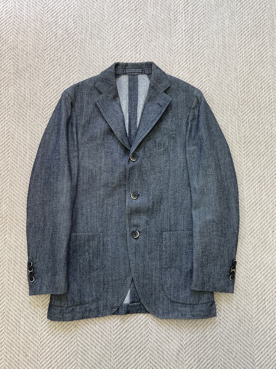 라르디니 이태리 울 코튼 테일러드 자켓  상품이미지2