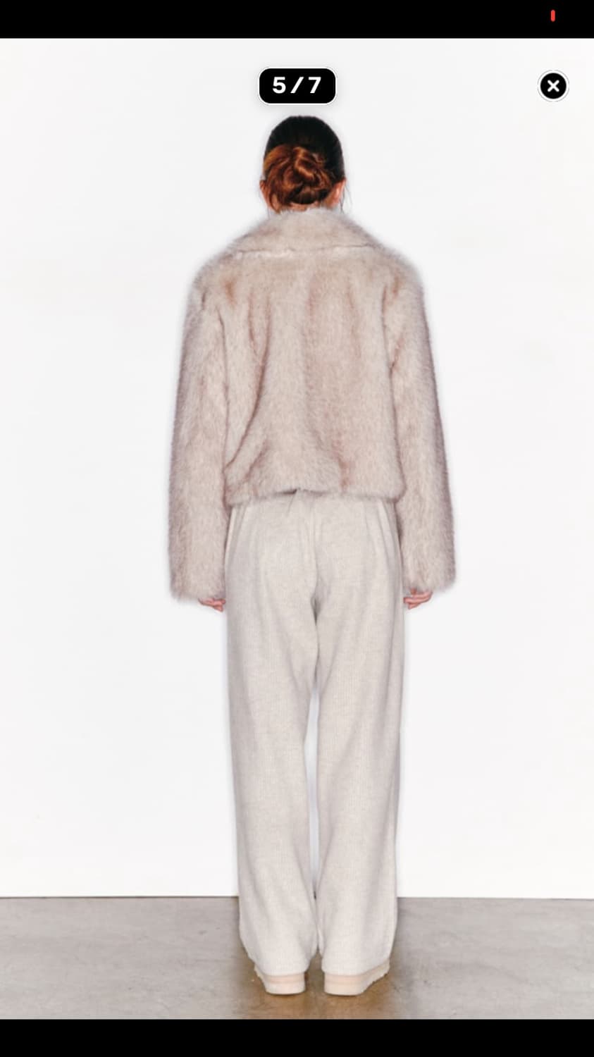 아수라 토글 퍼자켓 애쉬베이지 상품이미지5