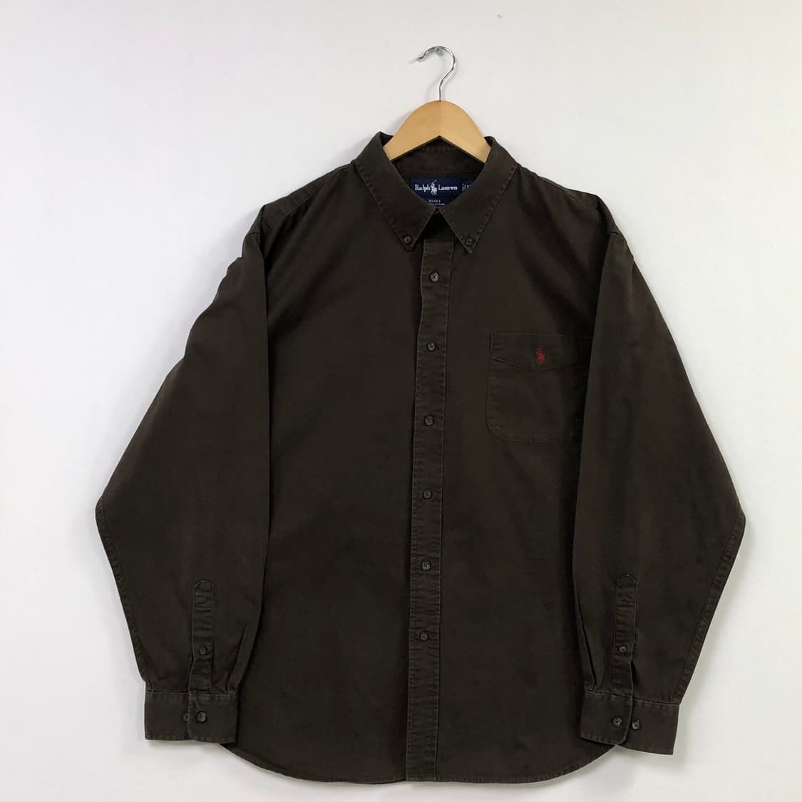 Xxl 폴로 솔리드코튼 셔츠 상품이미지2