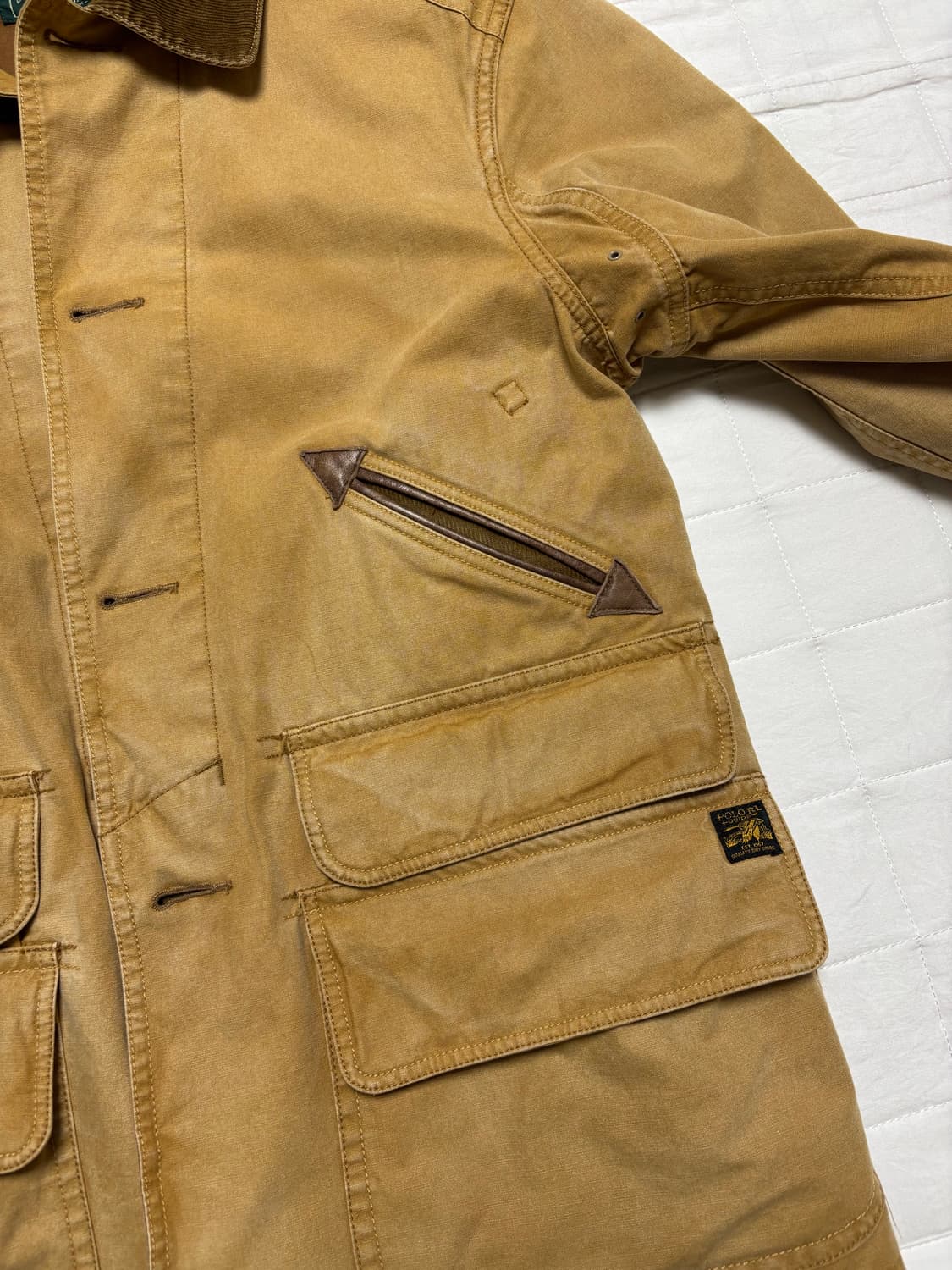 폴로 컨트리 캔버스 유틸리티 재킷 S 상품이미지3