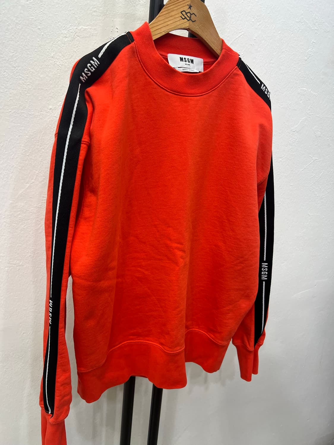 정품) MSGM 사이드로고 여성 오버핏 맨투맨 XS 상품이미지2
