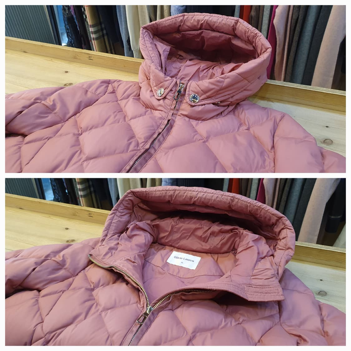 66.올리비아로렌 헤비 다운패딩 상품이미지3