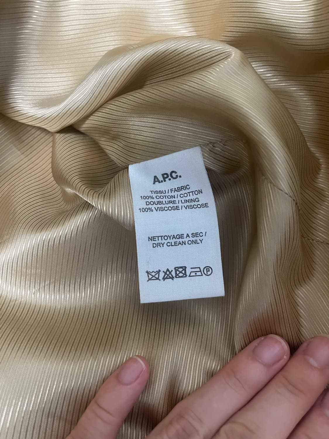 A.P.C 트렌치코트 36사이즈 상품이미지4