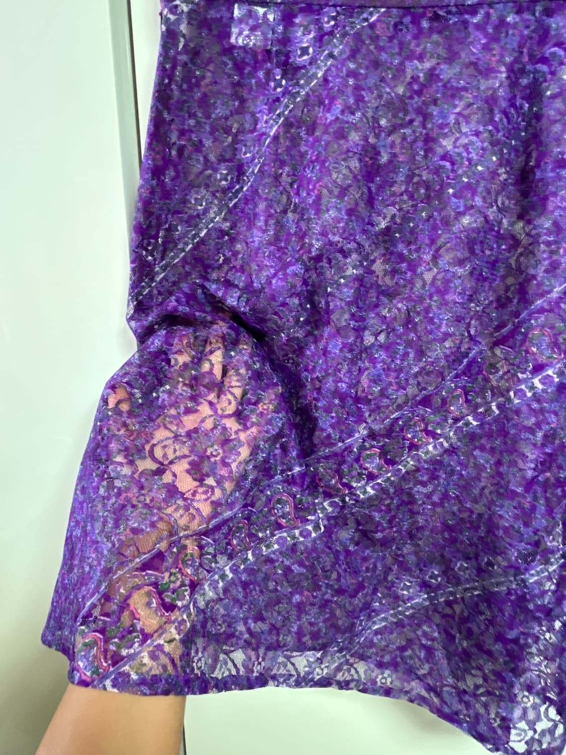 레이어링 바이올렛 레이스 스커트 상품이미지5