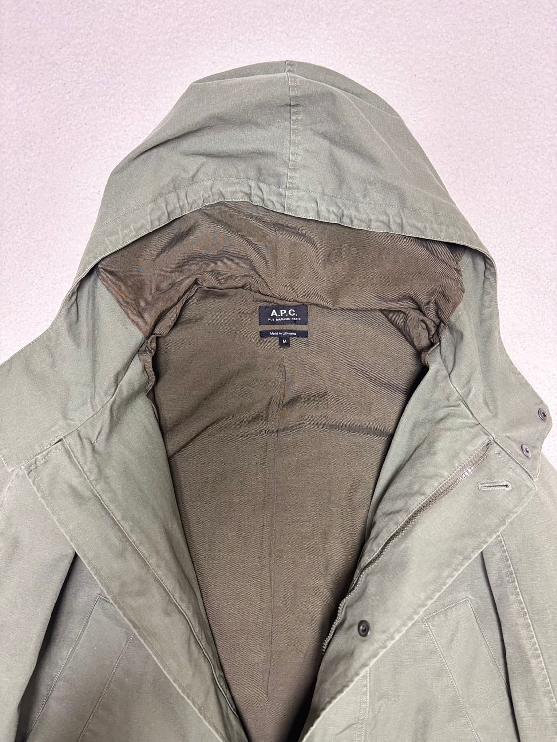 APC 아페쎄 카키 야상 상품이미지4