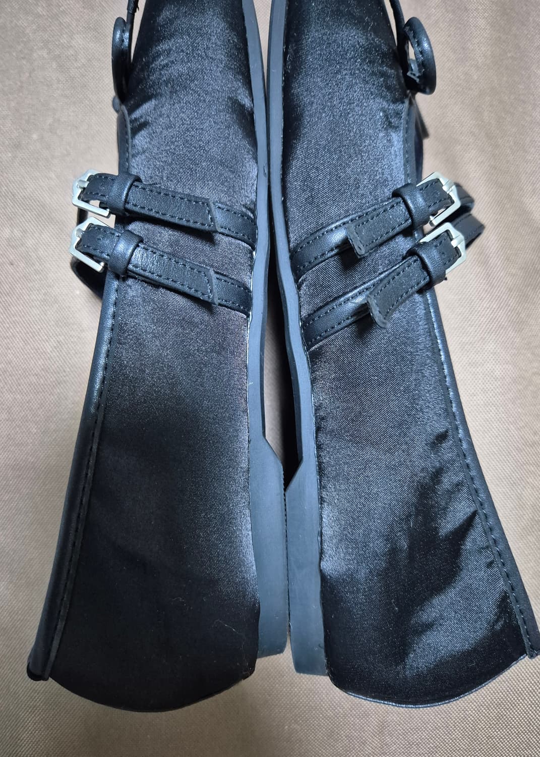 락피쉬웨더웨어 투 스트랩 메리제인 사틴(블랙) 250 상품이미지4