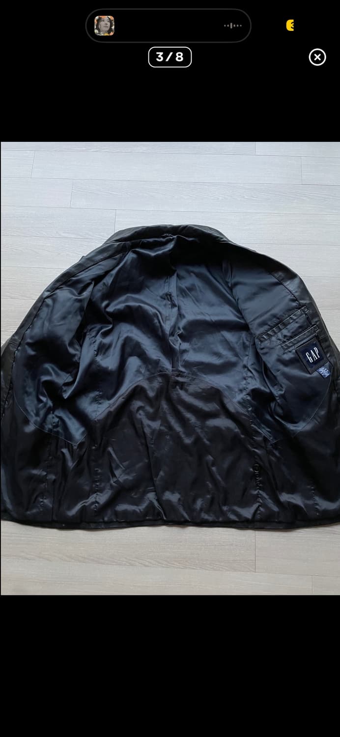 90s 올드갭 레더 블레이저 자켓 상품이미지3