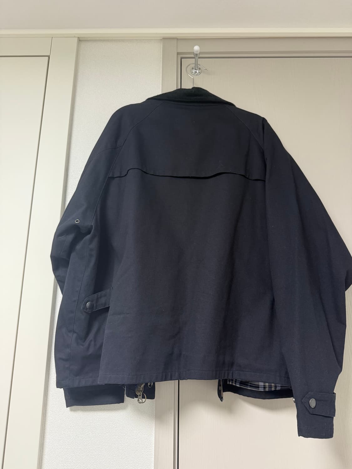 Outstanding WHITE LABEL 블랙 헤링턴 자켓 상품이미지2