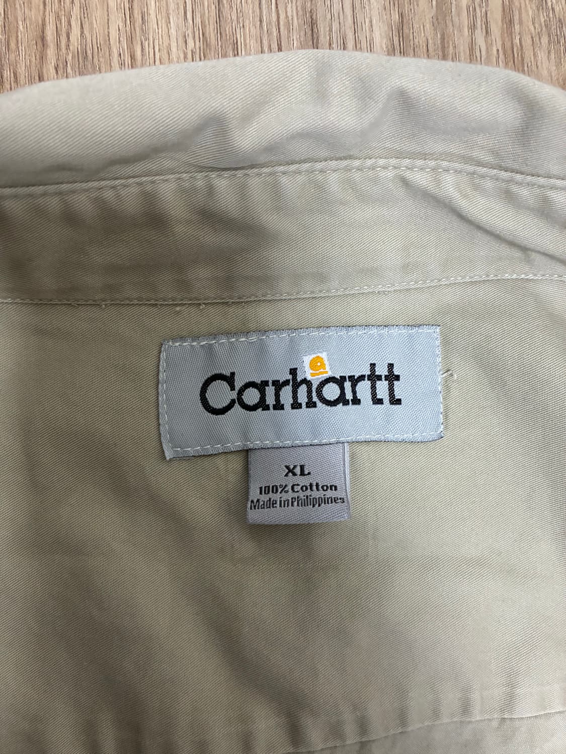 칼하트 아이보리 셔츠 XL 상품이미지6