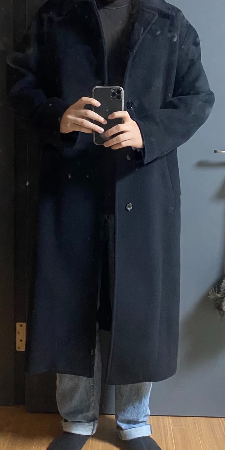 LG tngt 캐시미어 코트 블랙 발마칸 끈코트 팝니다 상품이미지1