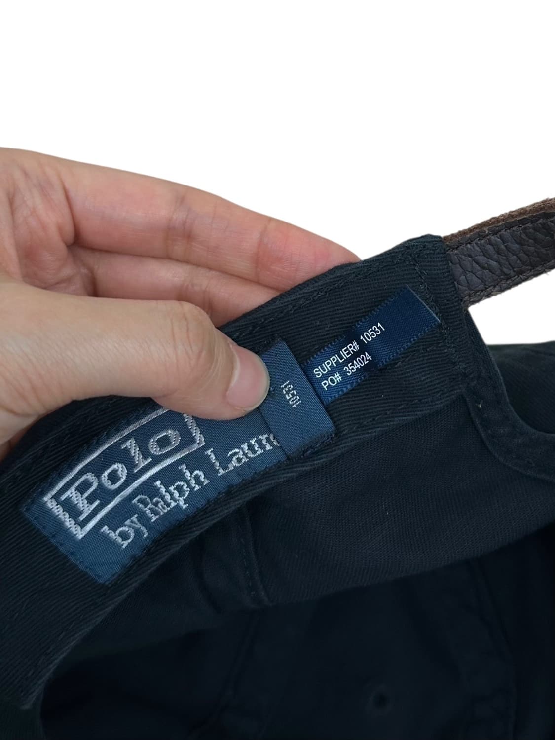 폴로 볼캡 모자 블랙 상품이미지8