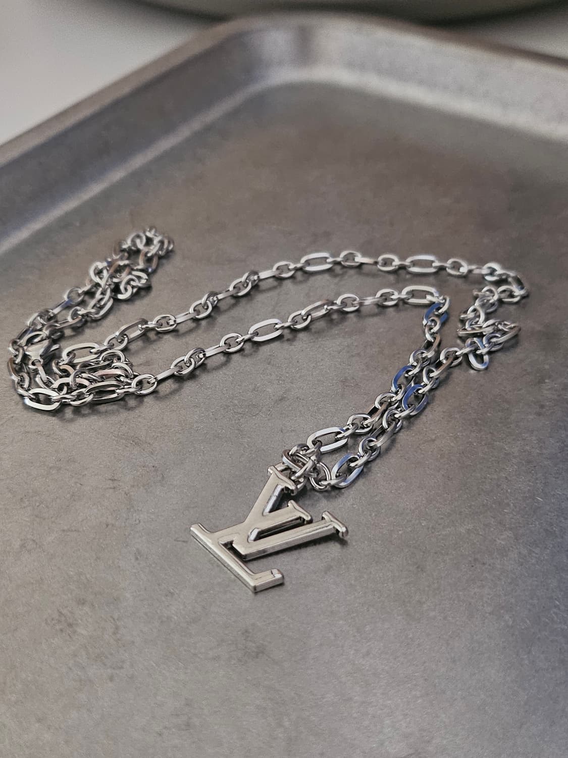 75 루이비통 정품 빈티지 업사이클링 목걸이 써지컬 상품이미지2