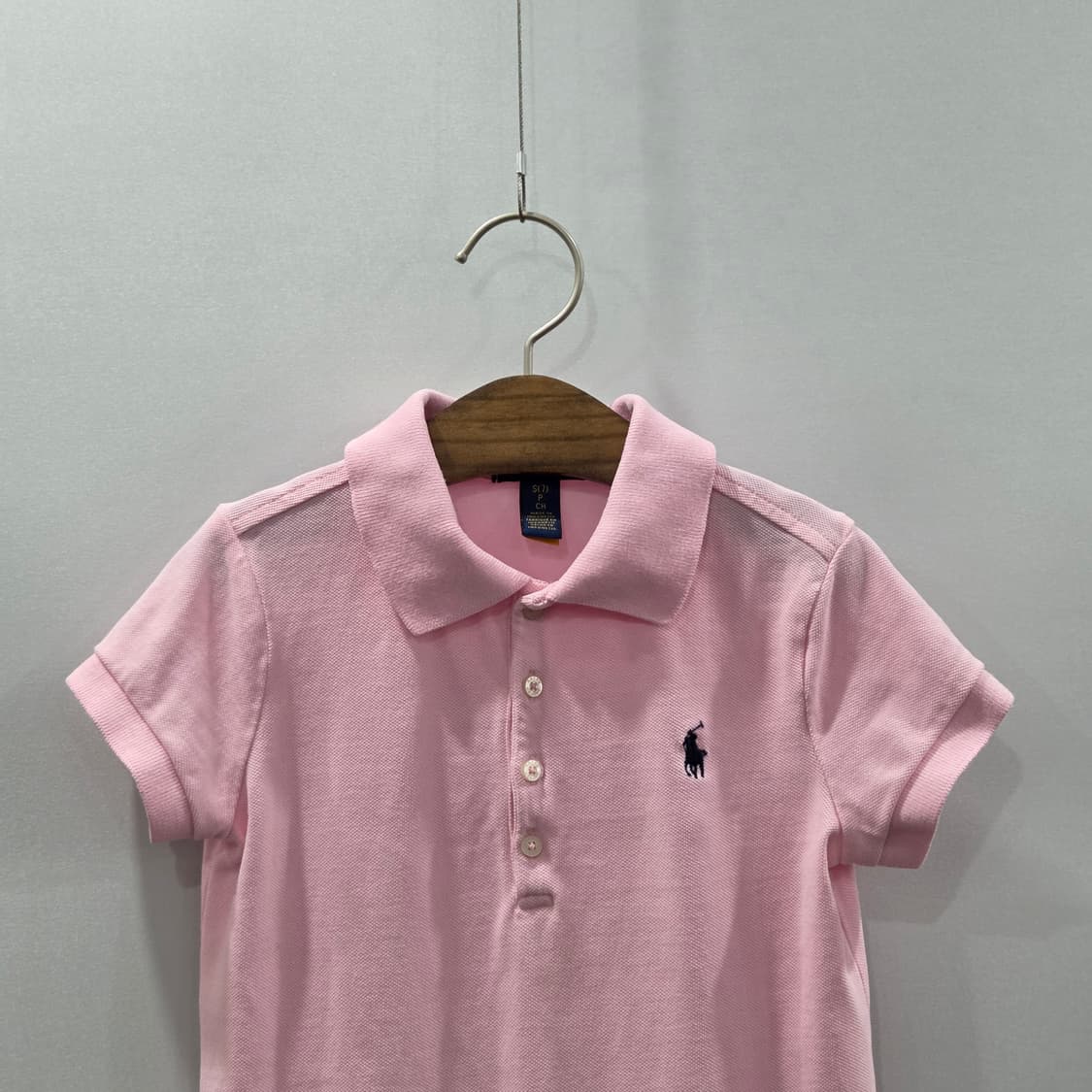 폴로랄프로렌 여아 피케 카라 원피스 S/7  상품이미지2