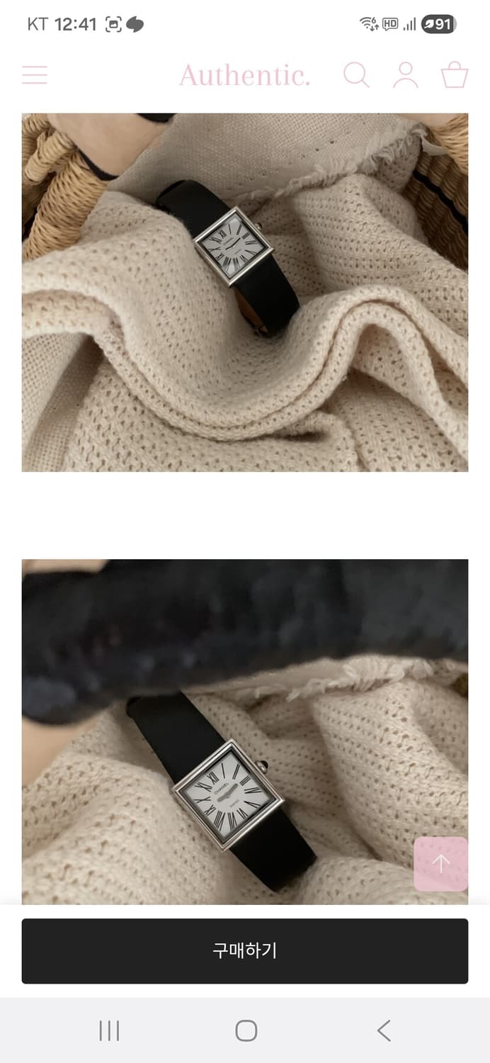 CHANEL mademoiselle watch 샤넬 마드모아젤 시계 상품이미지3