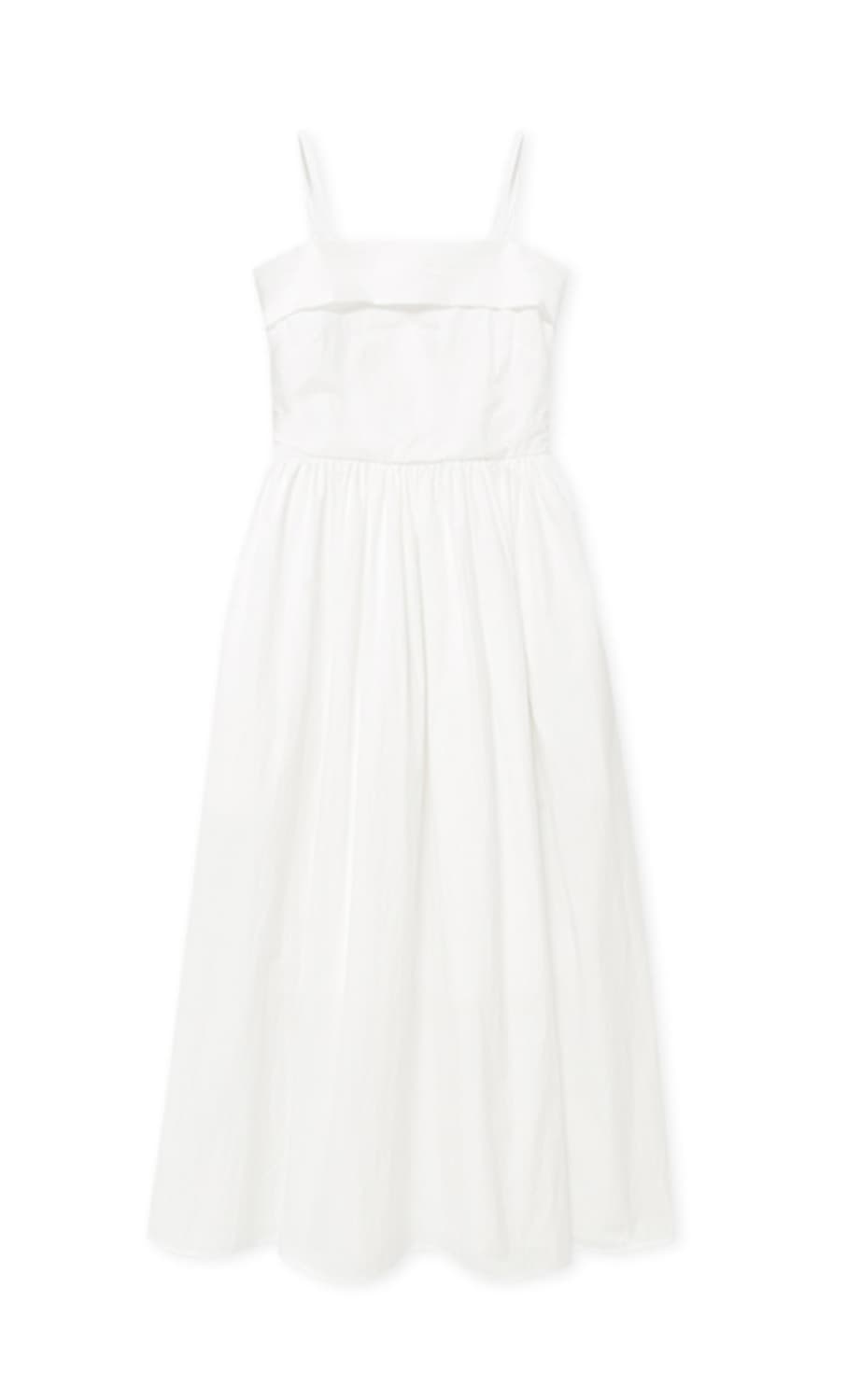 [리엘 RE_L] 뷔스티에 원피스 (화이트 / 택포함 새상품) 상품이미지1