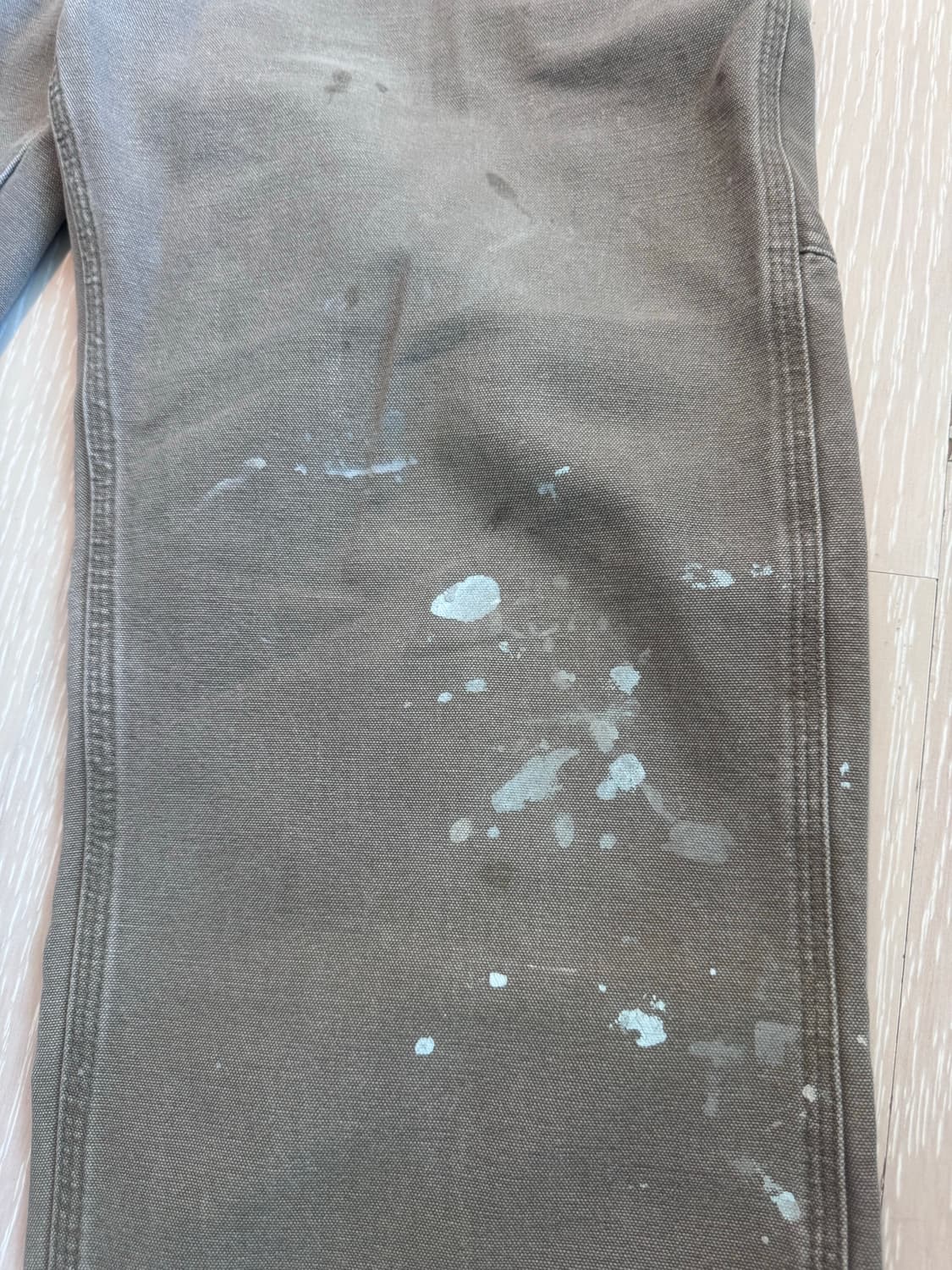 [35] 칼하트 워크 싱글니 카펜터 팬츠 35x32 덩가리핏 그레이 상품이미지6