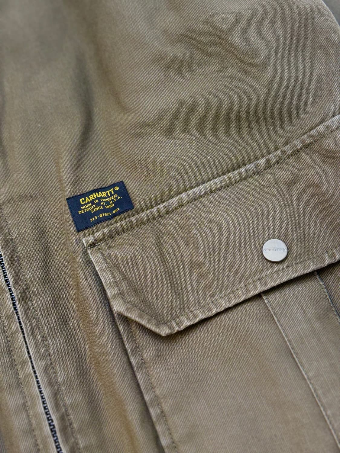 Carhartt 칼하트 WIP 애비에이터 헤비코튼 카키색상 워크자켓  상품이미지5