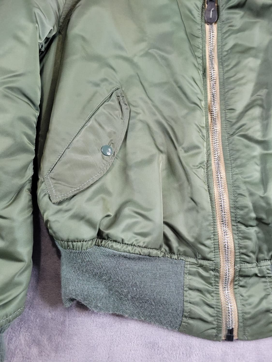 80s 알파 인더스트리 MA-1 플라이트 자켓 상품이미지3