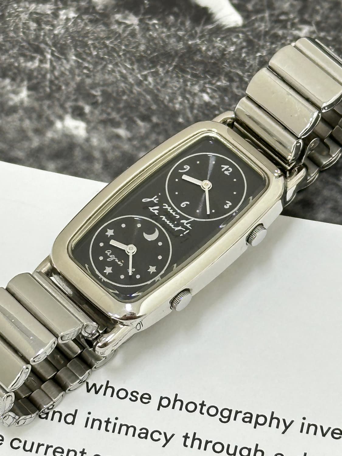 아네스베 agnes b 듀얼타임 시계 상품이미지7