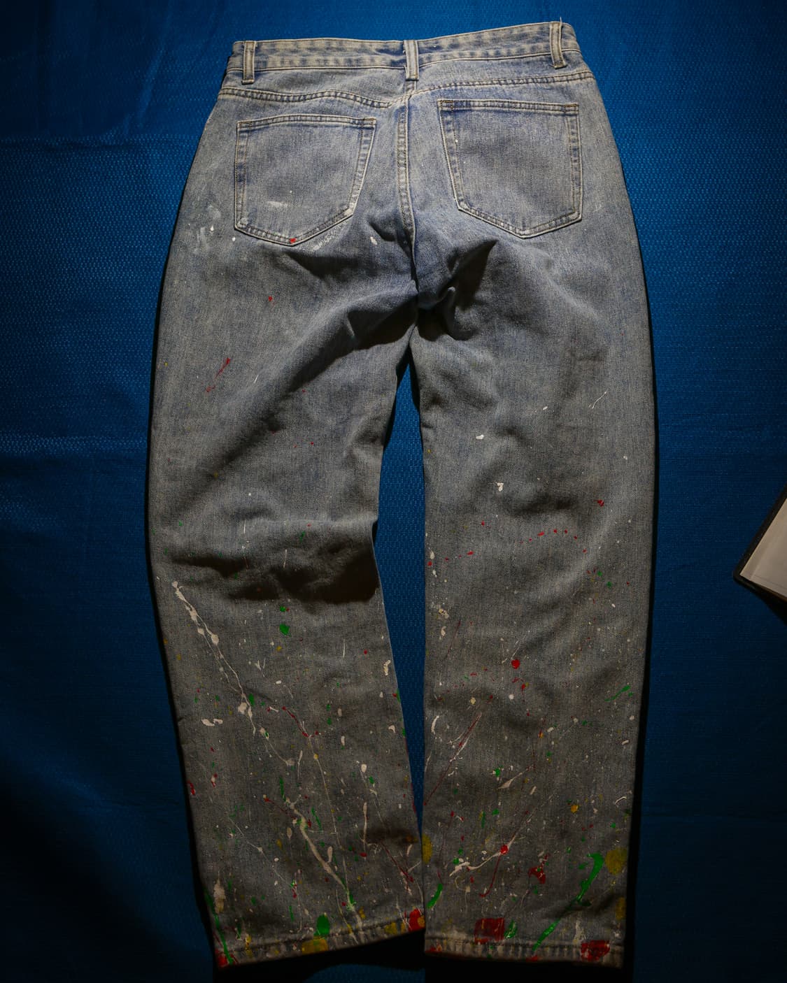 RDVZ 페인팅 레귤러 데님팬츠 2사이즈 상품이미지2