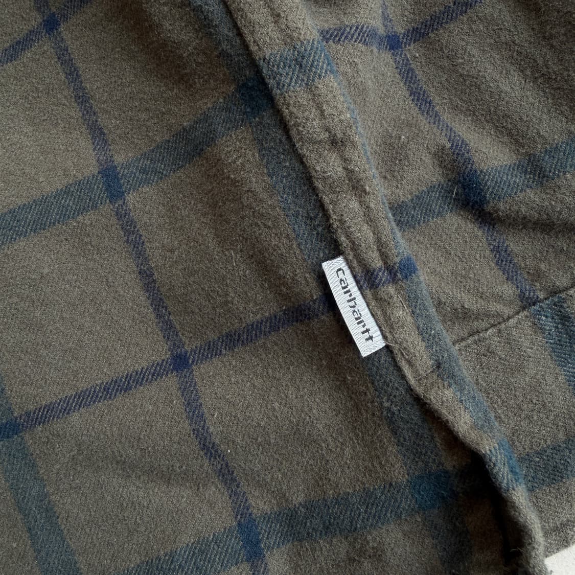 칼하트 체크 블루종 자켓 상품이미지4