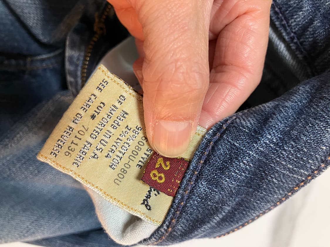 Y2K 세븐진 로우라이즈 부츠컷 데님 청바지 상품이미지5