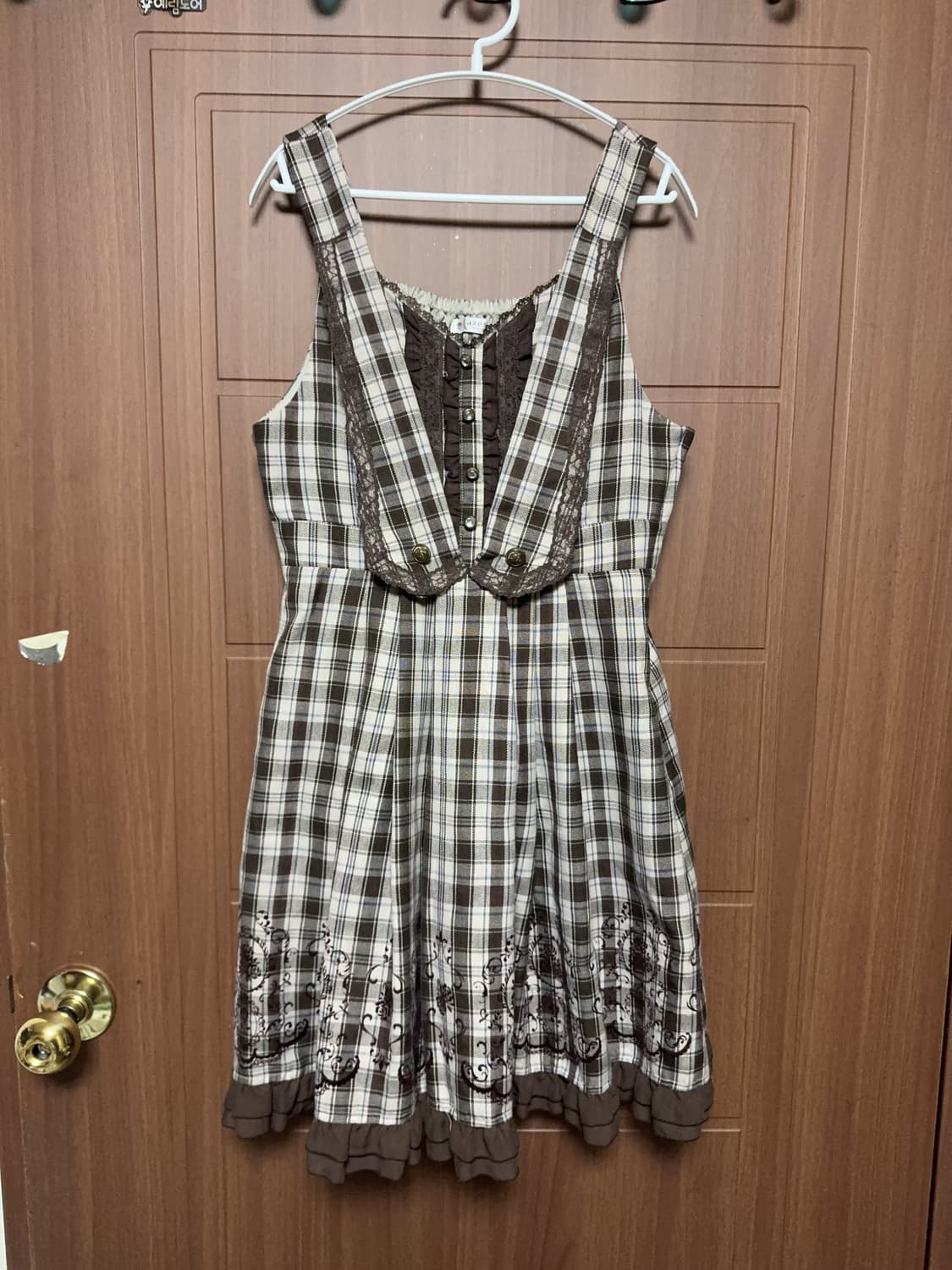 Axes femme 엑시즈팜 모리걸 일본 빈티지 앤틱 자수 레이스 원피스 상품이미지1