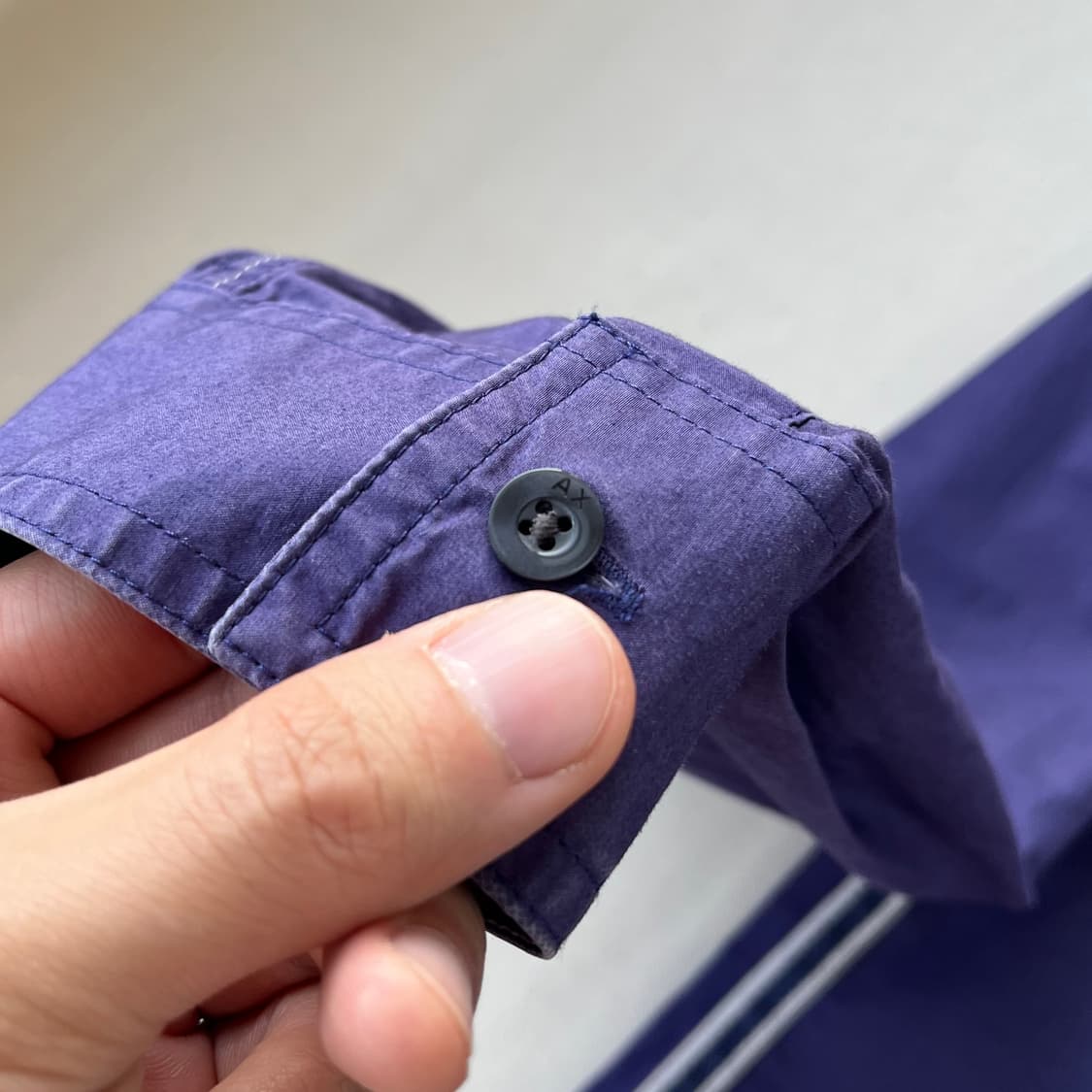 아르마니 익스체인지 퍼플 유틸리티 셔츠 상품이미지6