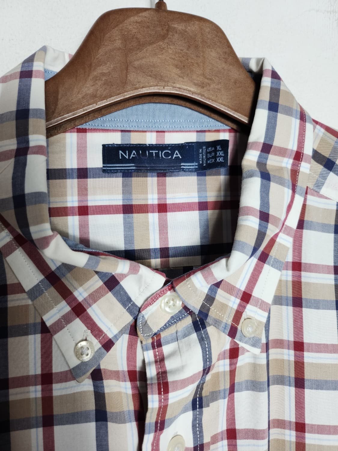 Nautica 체크 버튼다운 셔츠 상품이미지3