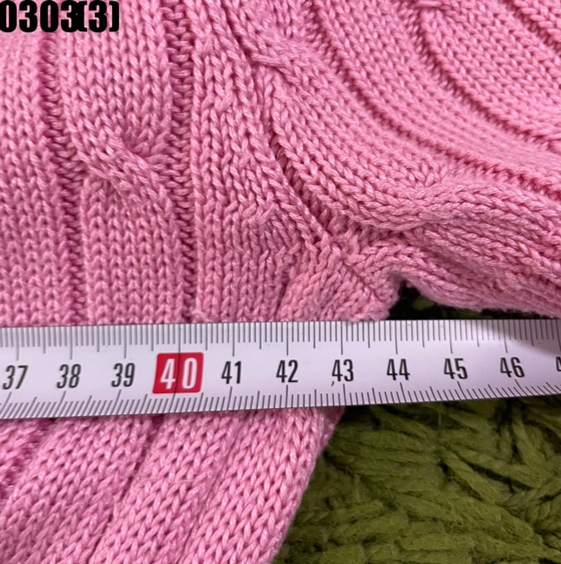 랄프로렌 케이블 니트 반팔 가디건 상품이미지4