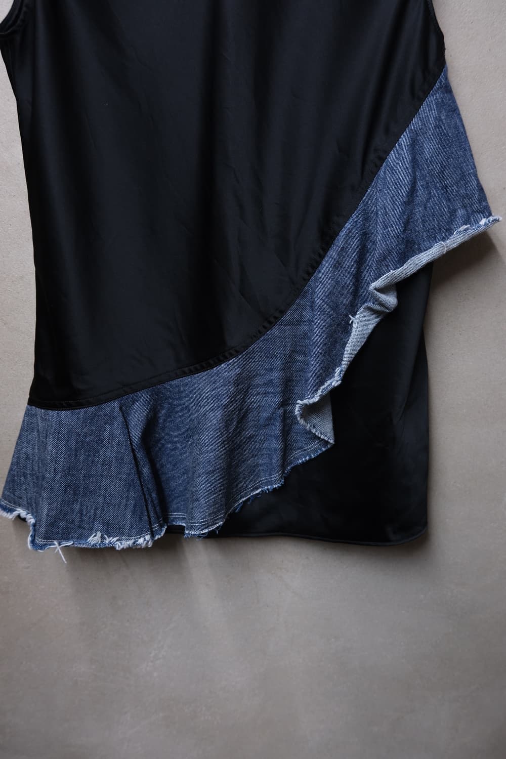 Helmut lang 데님 레이스 탑 xs 상품이미지4
