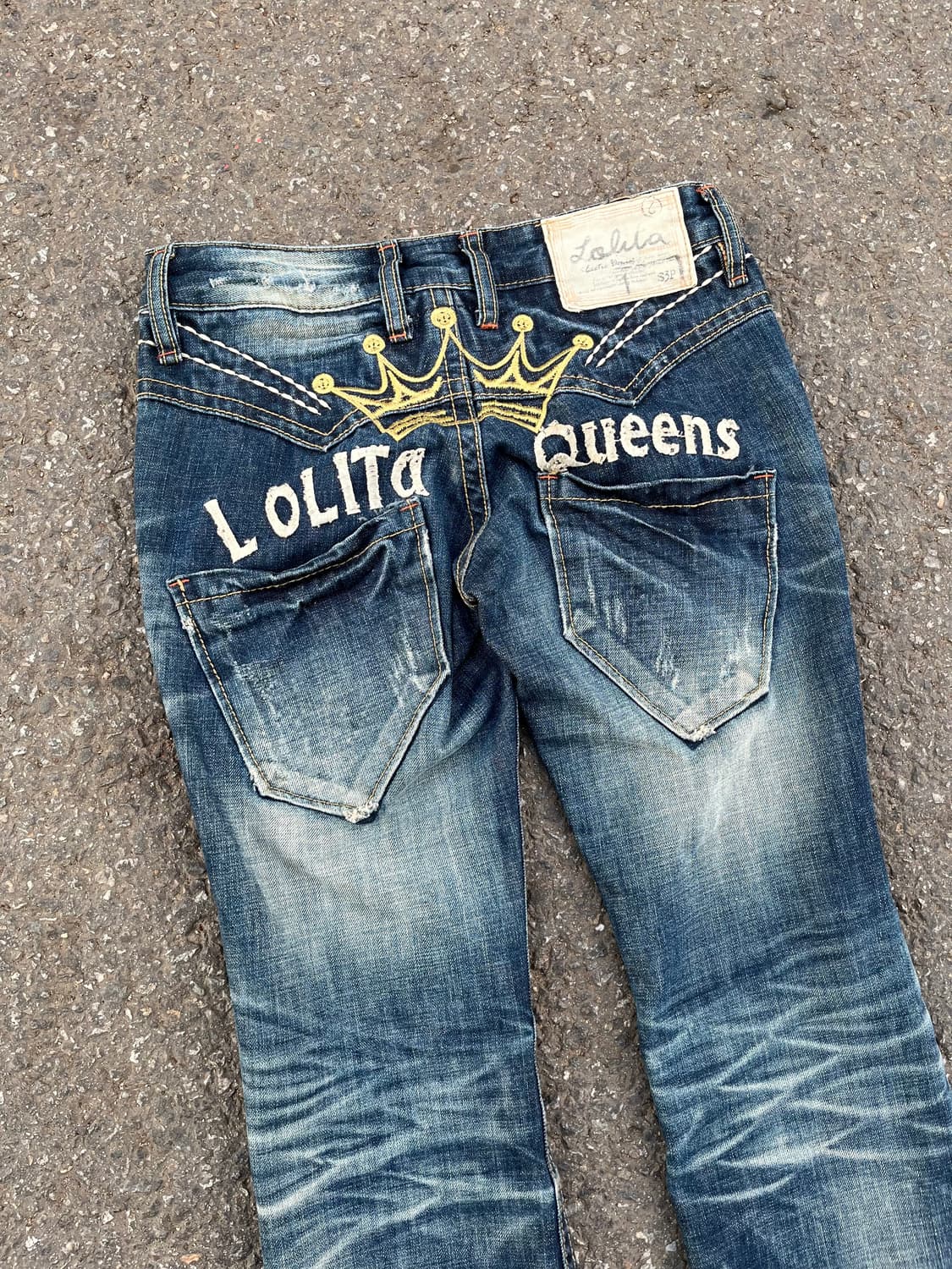 Lolita Queens diss flare jean 상품이미지4