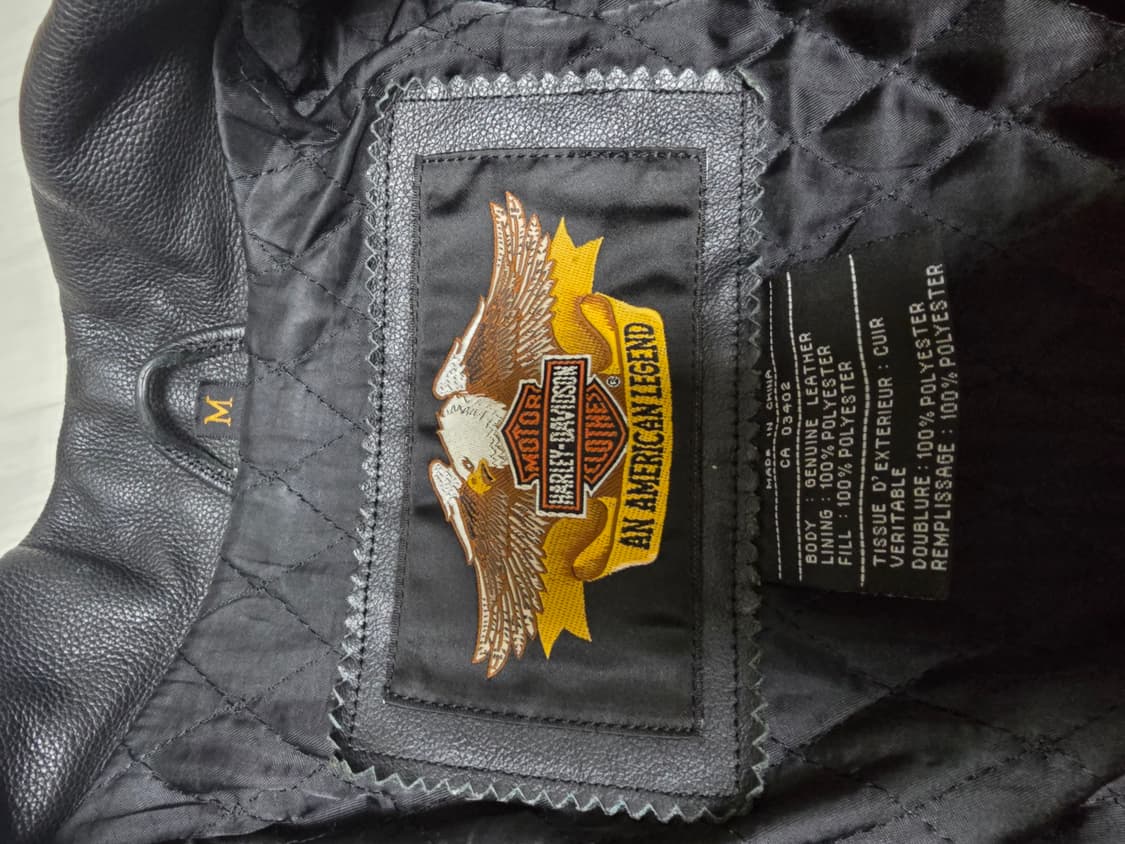 할리데이비슨 플레임 레더자켓 상품이미지3