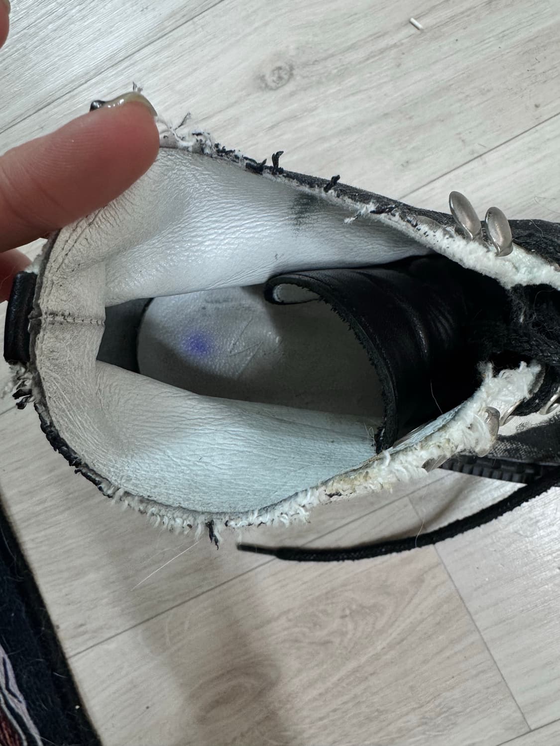 요지야마모토 캔버스 하이탑 235 상품이미지2