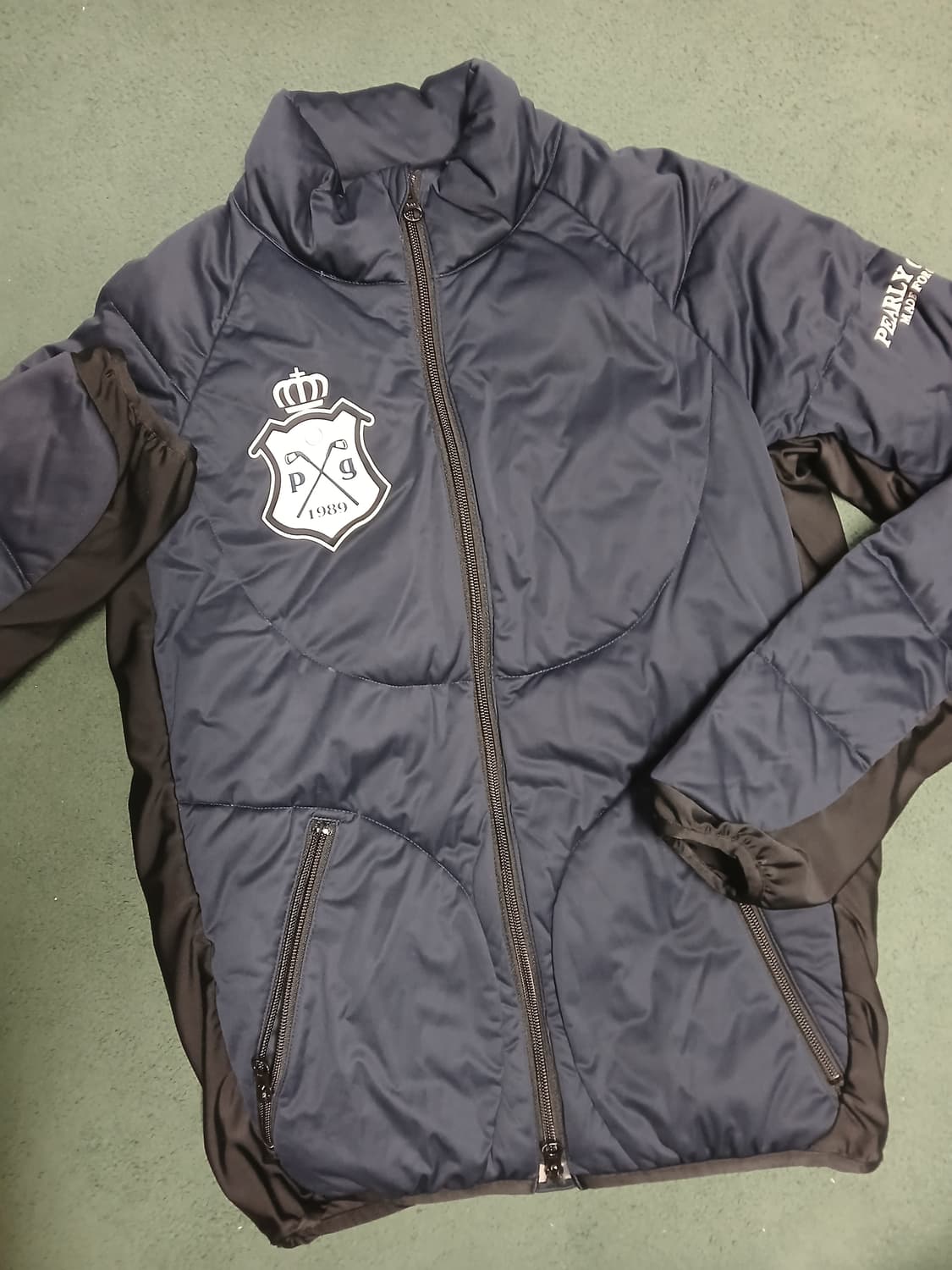 PEARLY GATES 골프 패딩 점퍼 네이비 0 상품이미지1