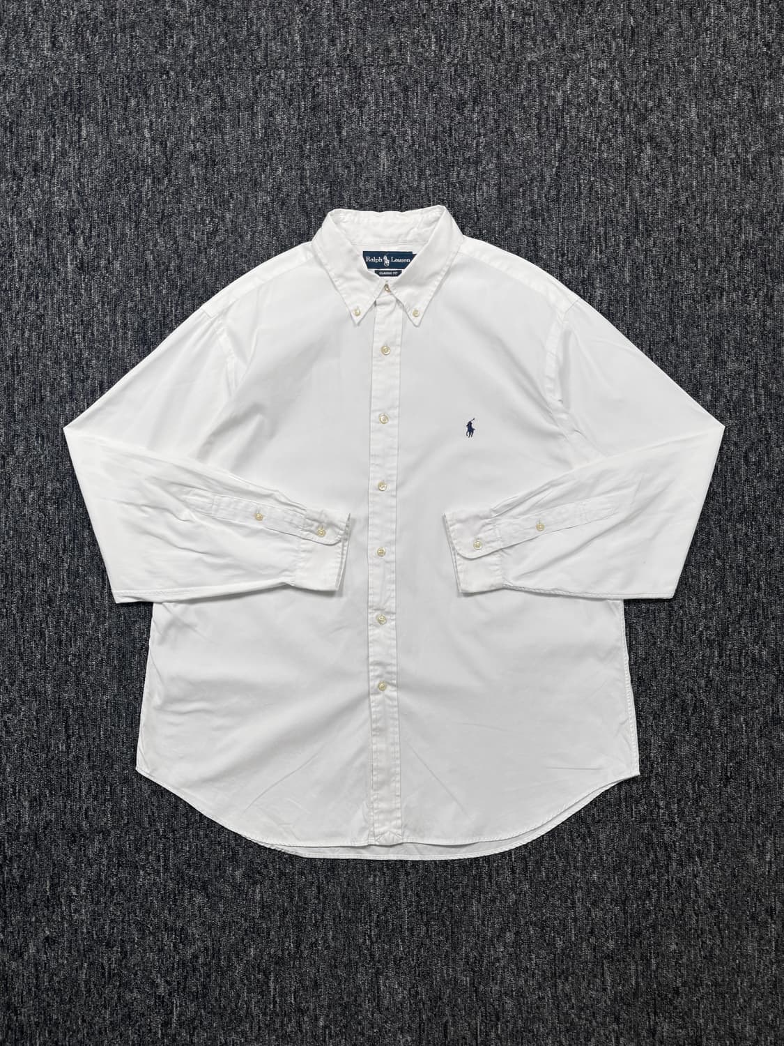 폴로 클래식 핏 화이트 셔츠 상품이미지3