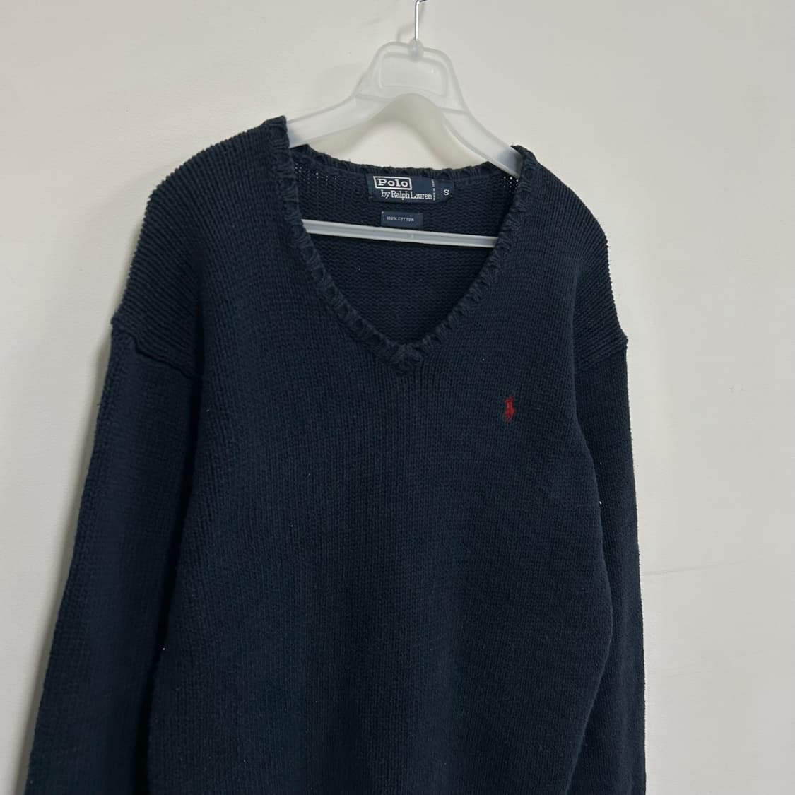 폴로 브이넥 니트[1637] 상품이미지4