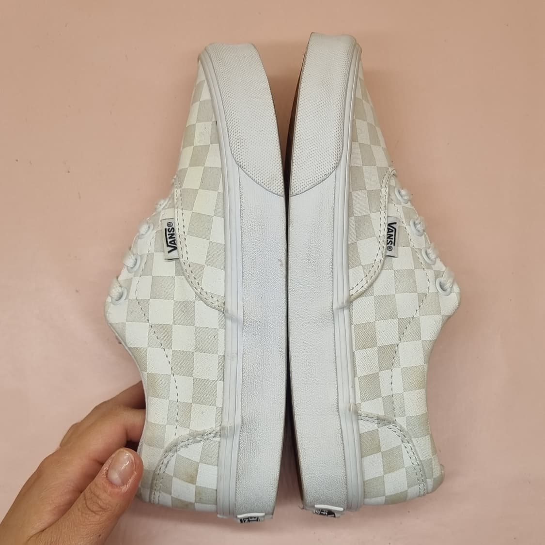 반스 체커보드 여성스니커즈230  상품이미지5
