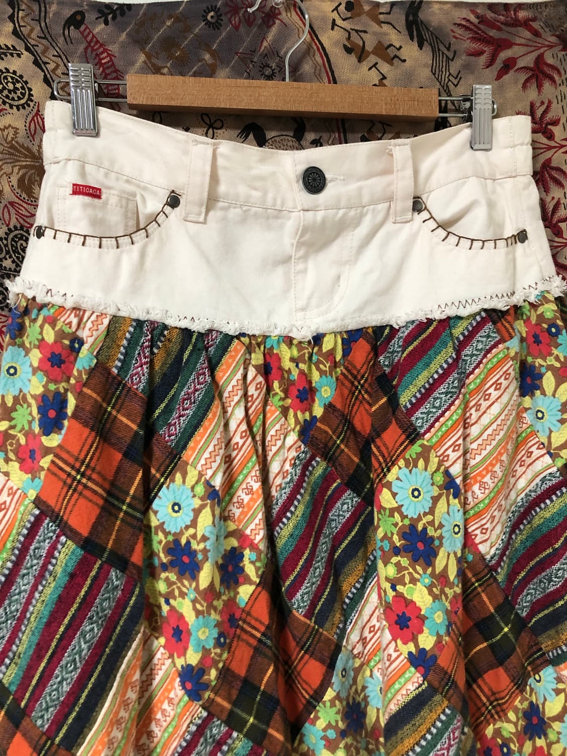 TITICACA patchwork skirt 상품이미지3
