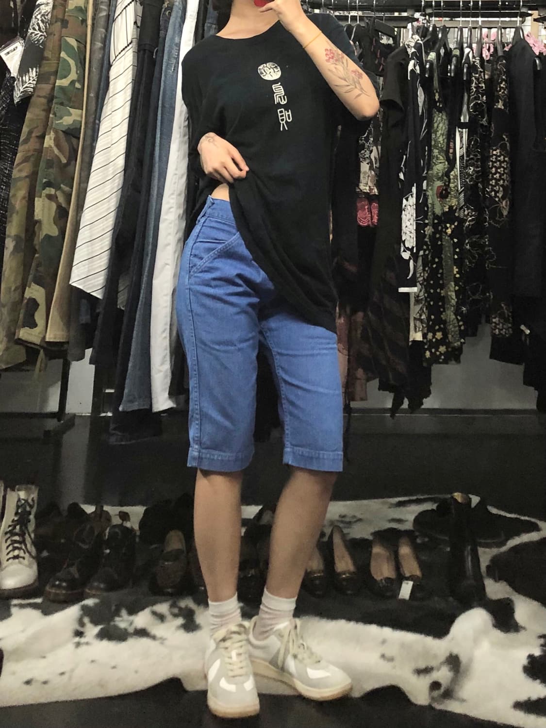 Evisu 7부기장 데님팬츠 상품이미지1