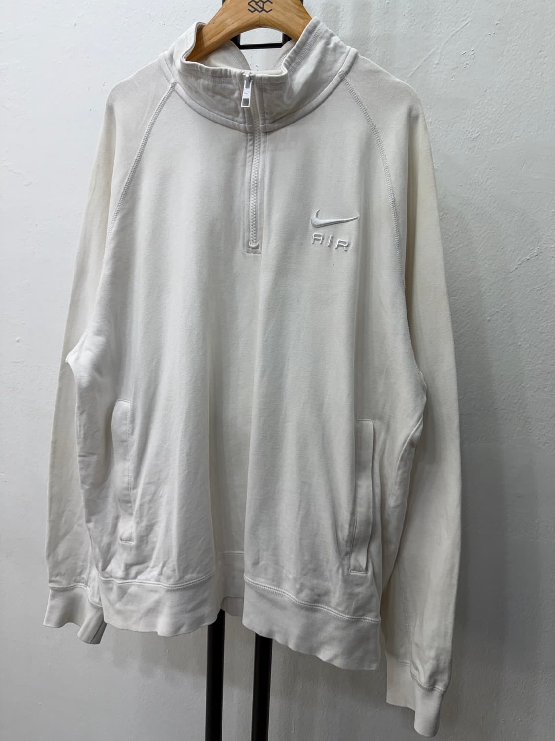 정품)나이키 남성 AIR 하프집업 맨투맨 L 상품이미지2