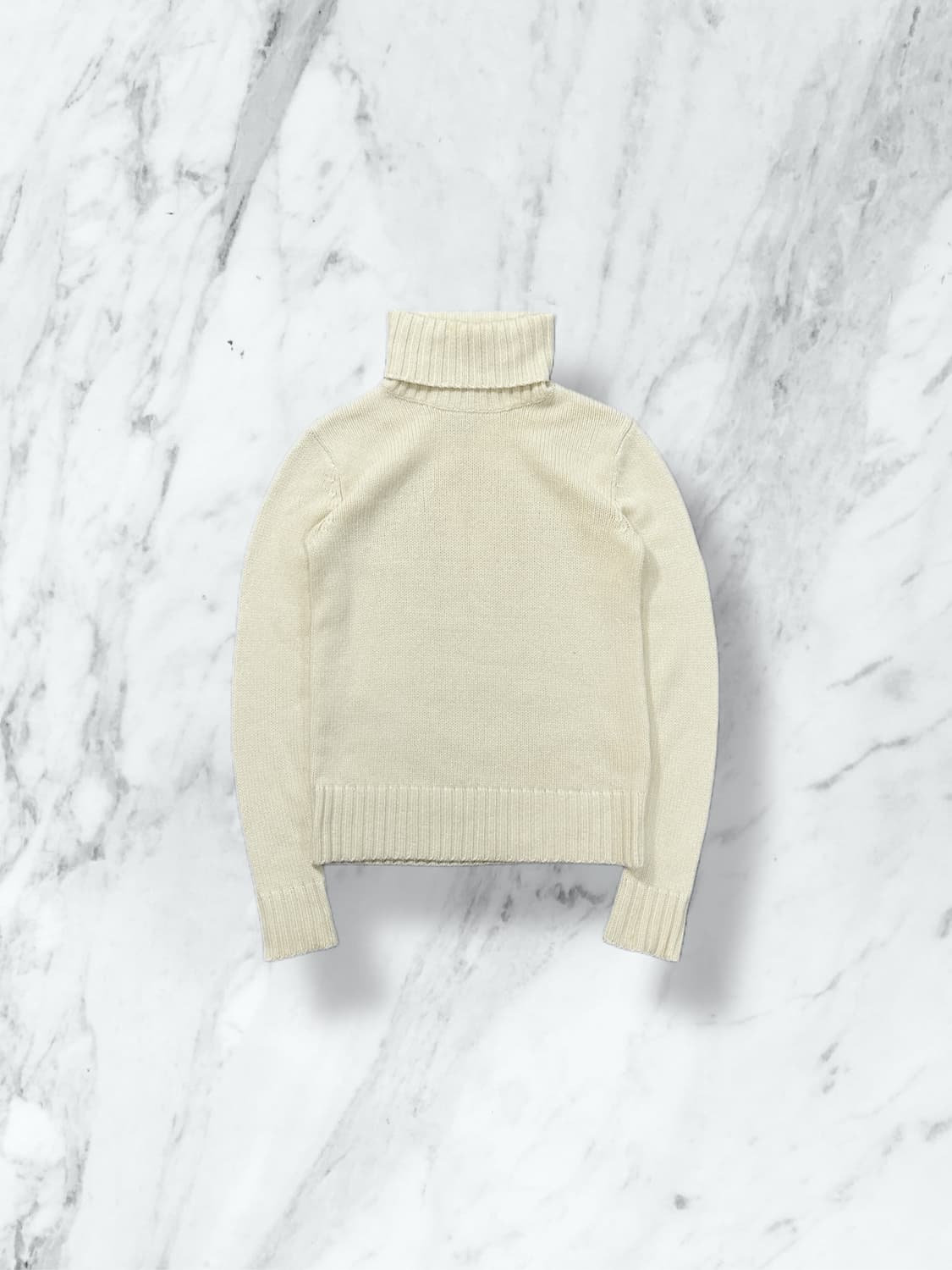 랄프로렌 아이보리 폴라 니트  상품이미지1